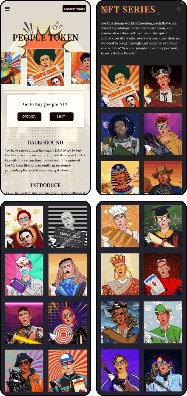 案例3-【PEOPLE-NFT数藏平台】